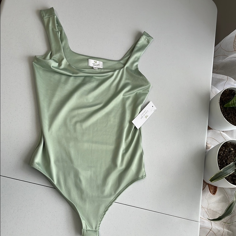Sleek Green Shapewear Bodysuit